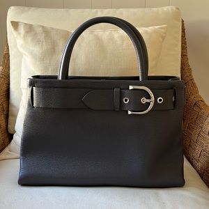 Henri Bendel dark grey purse